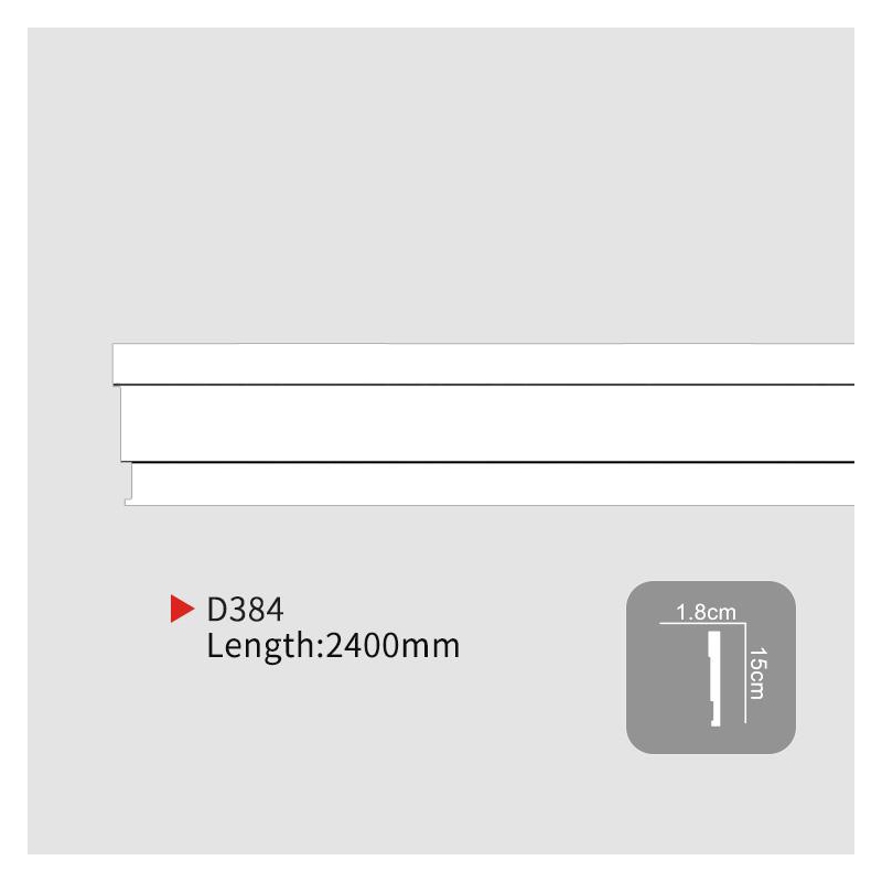 AD384 EverWall PU Eco-friendly Wainscot Wall Molding 