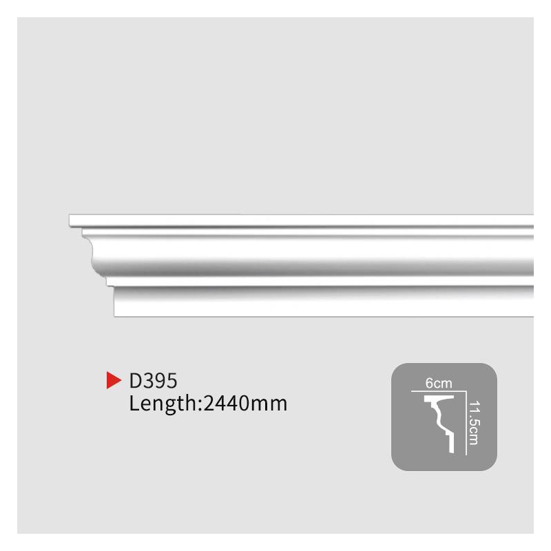 AD395 EverWall PU Chair Rail for Wall Surface Protection