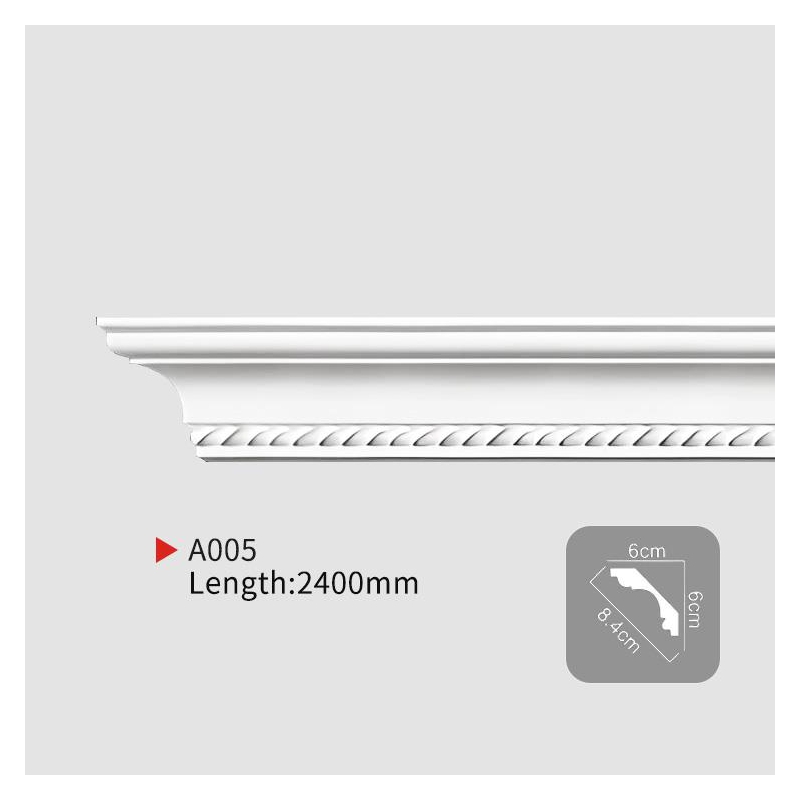 AA005 EVERWALL OEM PU Carved Corner Trim Ideal for Commerce