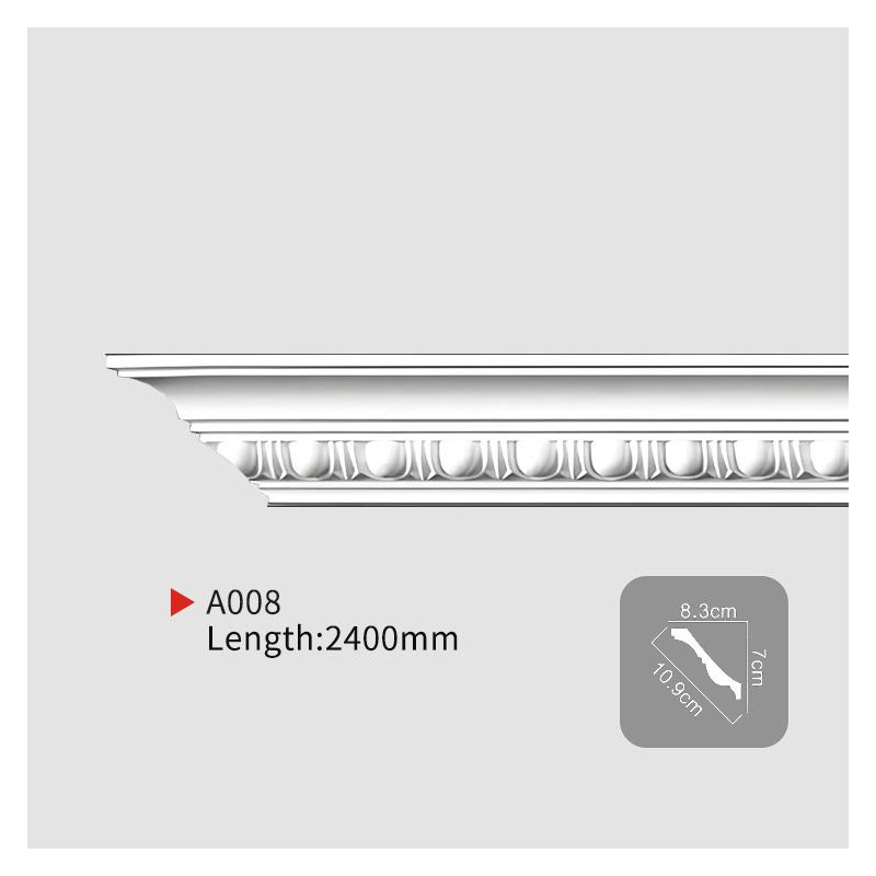 AA008 EVERWALL 精美批发 PU 雕刻皇冠饰边