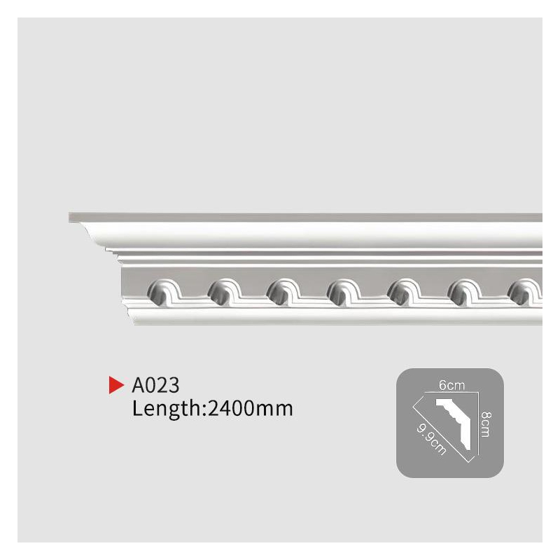 AA023 Everwall PU Cornice Molding for Ceiling French Design