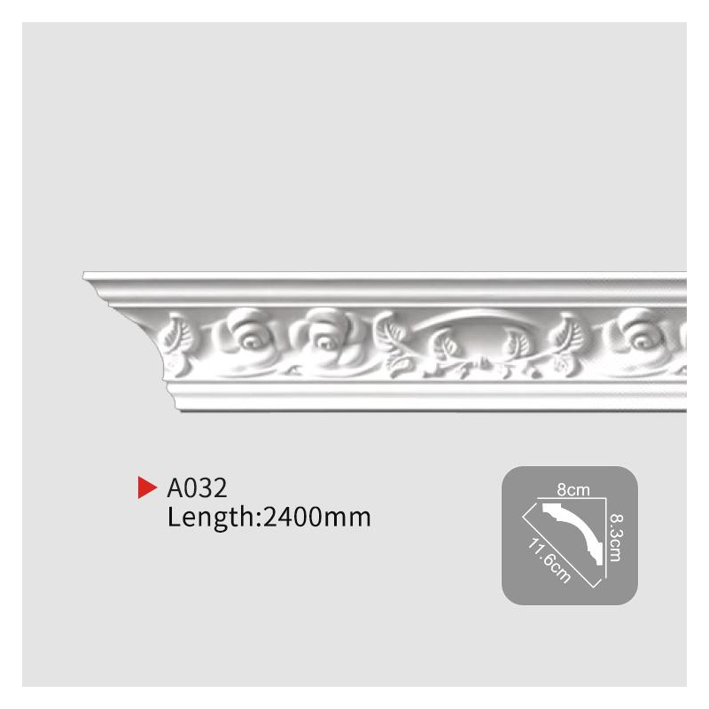 AA032 Everwall Hotel Polyurethane Carved Molding for Ceiling