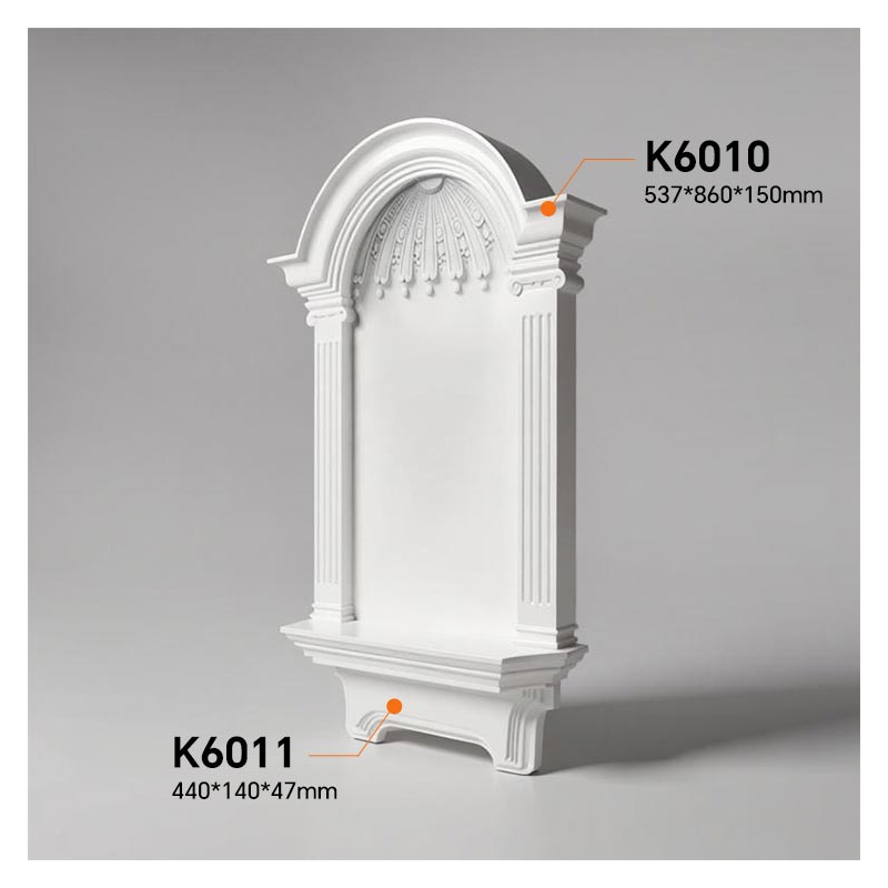 K6010 Everwall Polyurethane Wall Niches - PU Decorative Niches Factory