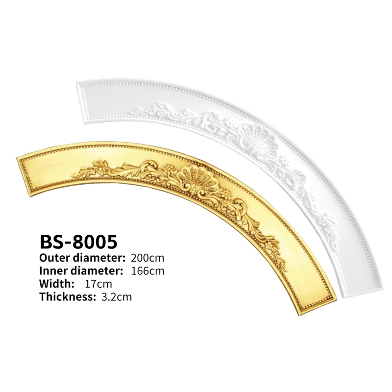 BS8005 Polyurethane Kitchen Cabinet Edge Flexible Molding