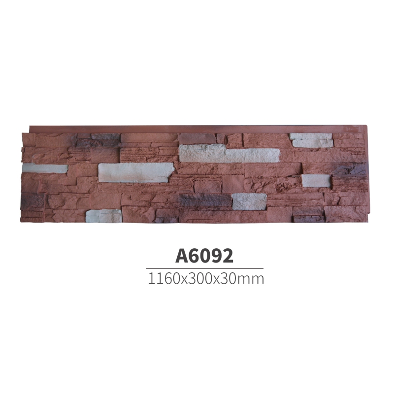 A6092 EverWall Low MOQ Interior & Exterior Polyurethane Artificial Stone Panels