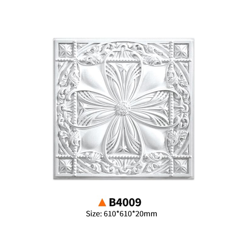 B4009- Everwall轻奢可定制尺寸PU方形灯盘厂家