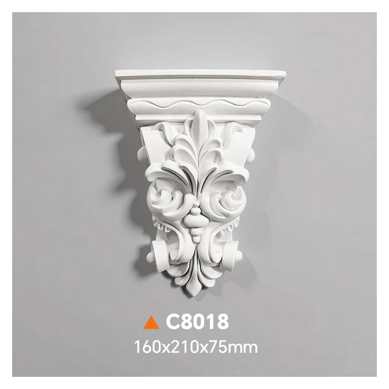  C8018 Everwall commercial-grade PU corbels enhance the quality of the space.