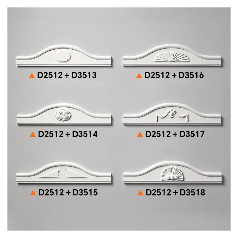 D2512 Premium Polyurethane Door Frame Molding for Classic & Modern Homes