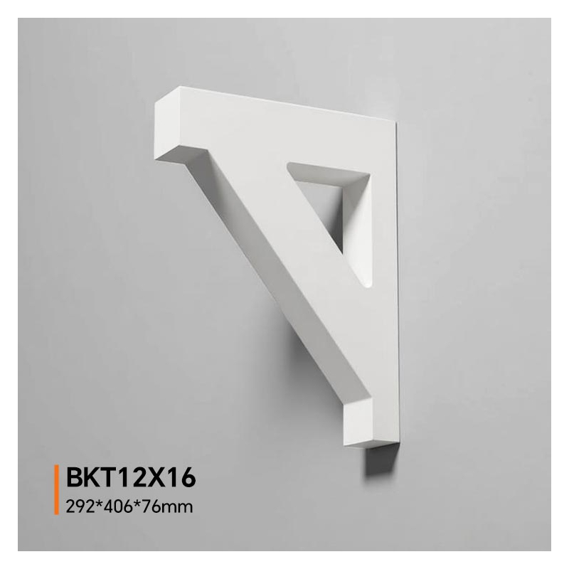 BKT12X16 Polyurethane Corbel - Refined Architectural Shelf Bracket