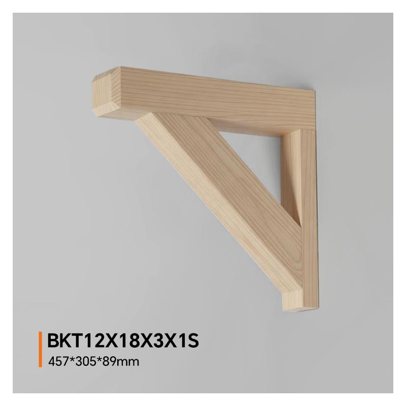 BKT12X18X3X1S Polyurethane Corbel - Vintage Inspired Decorative Corbel