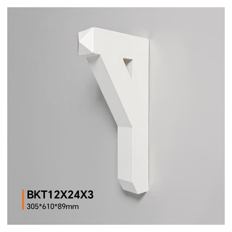 BKT12X24X3  Polyurethane Corbel - Decorative Structural Look Corbel
