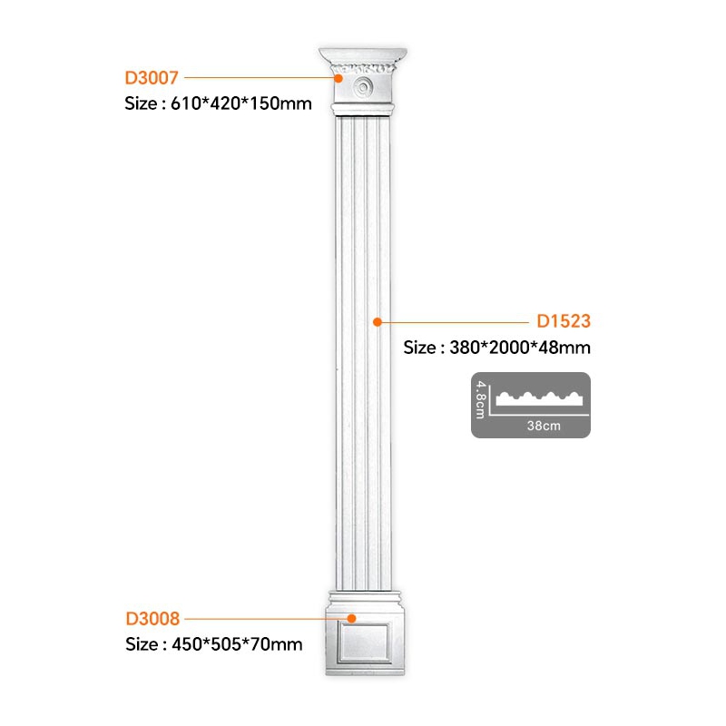 D1523 pilaster