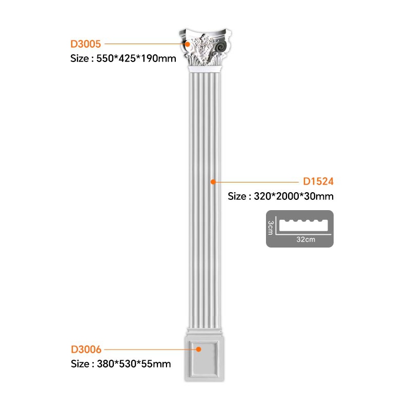 D1524 wall pillar