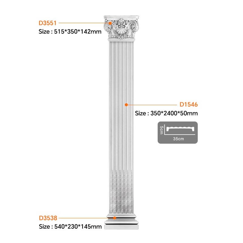 D1546 PU Pilaster